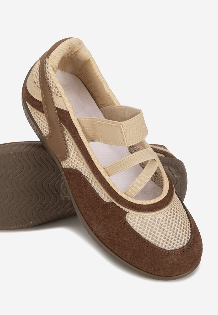 Ballerine sportive Denilia marrone
