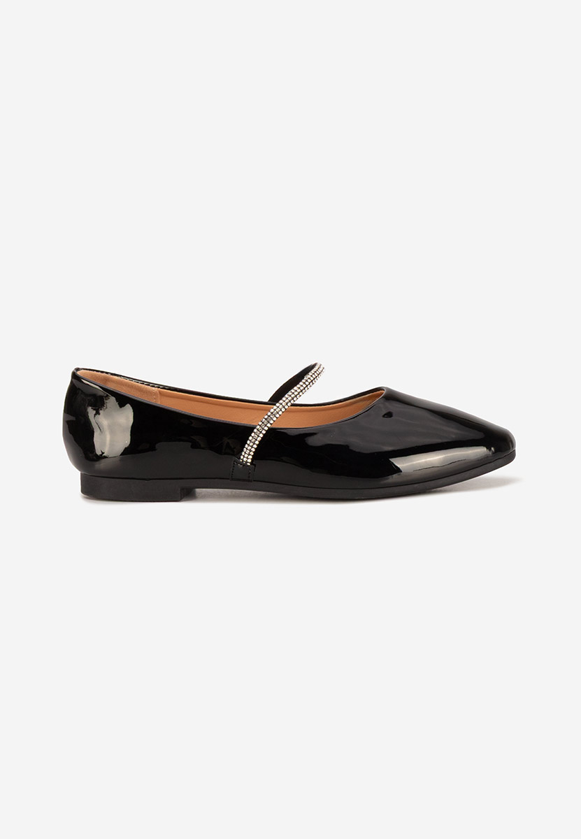 Ballerine con cinturino Elissea nero