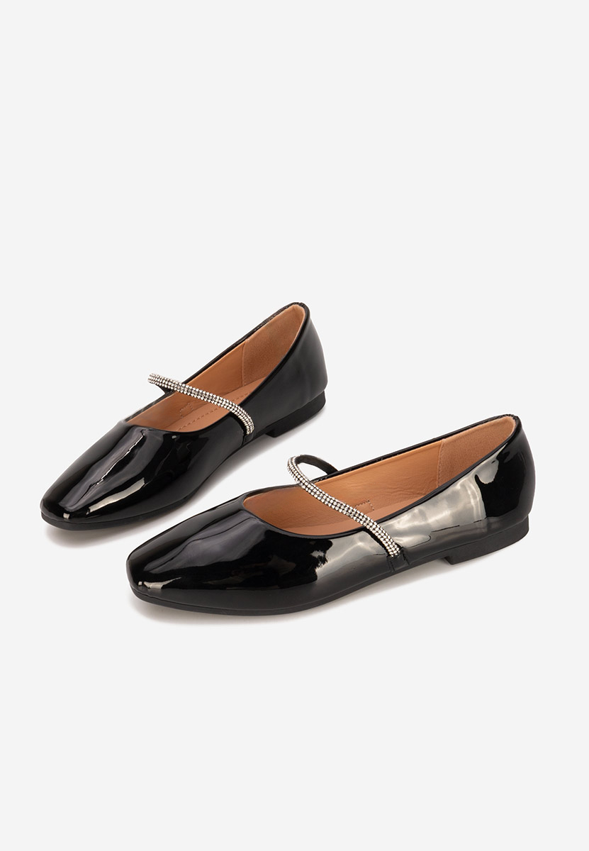 Ballerine con cinturino Elissea nero