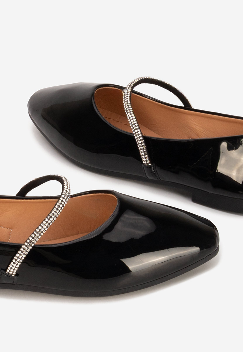Ballerine con cinturino Elissea nero