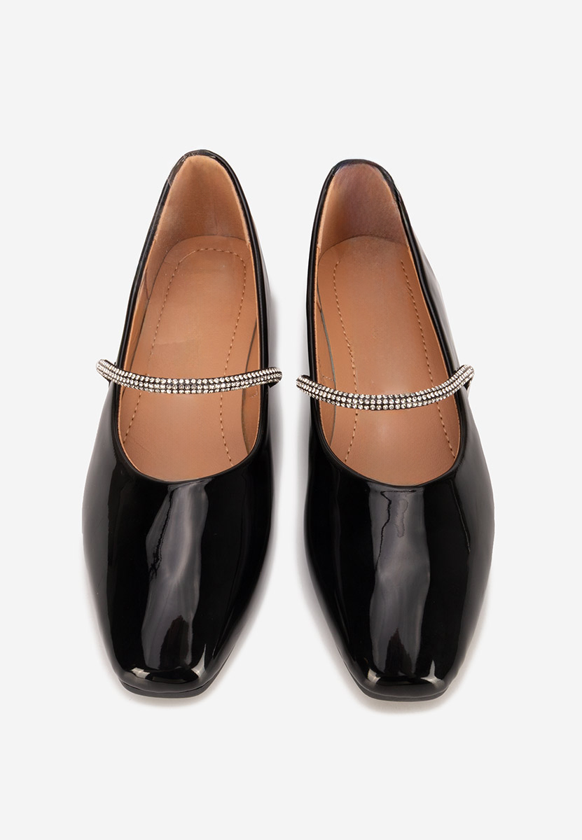 Ballerine con cinturino Elissea nero