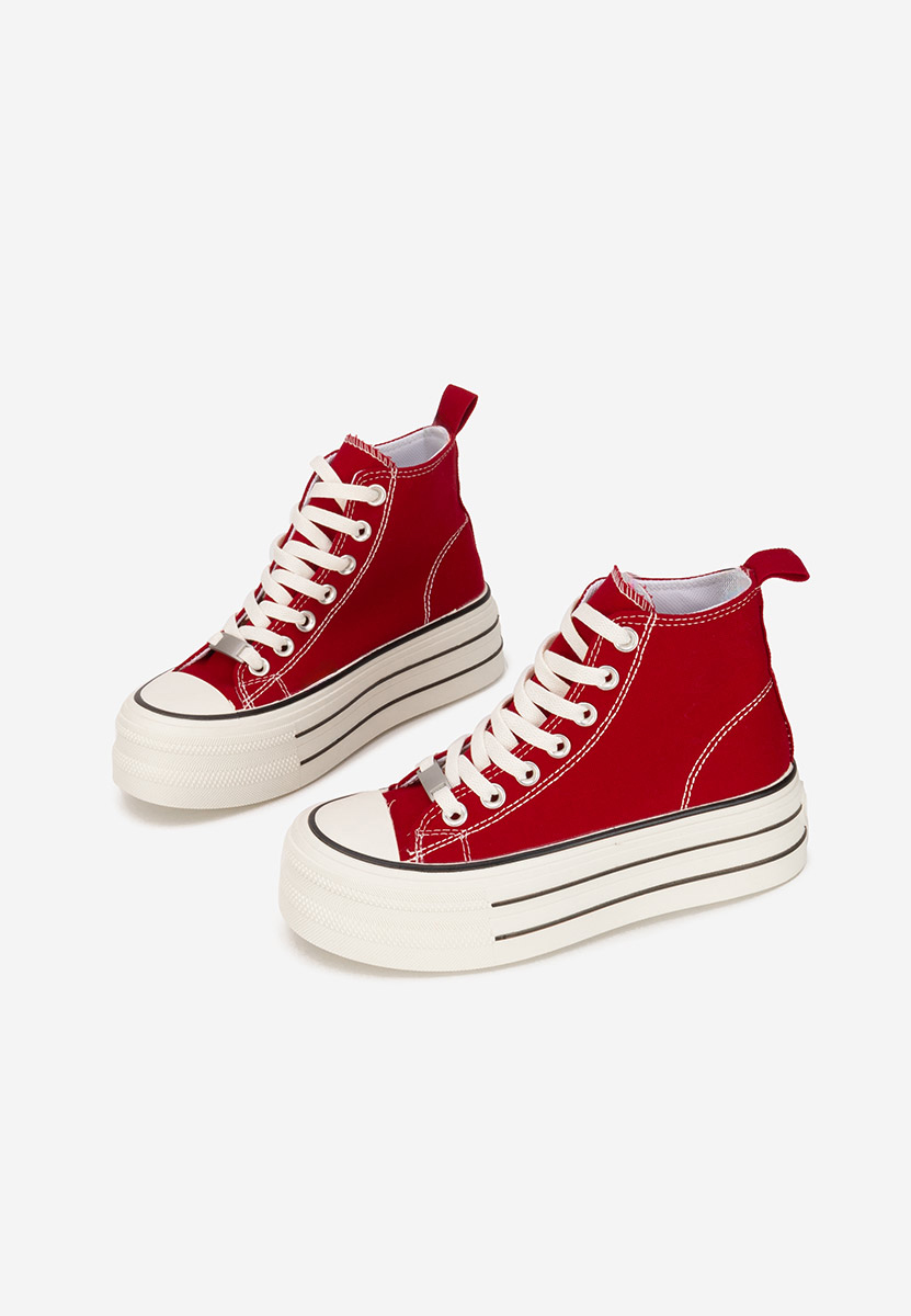 Scarpe da ginnastica con piattaforma Kimala V3 rosso