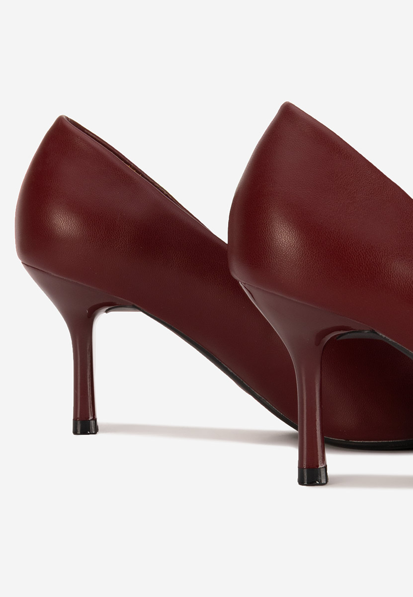 Décolleté tacco a spillo Cecinia granata