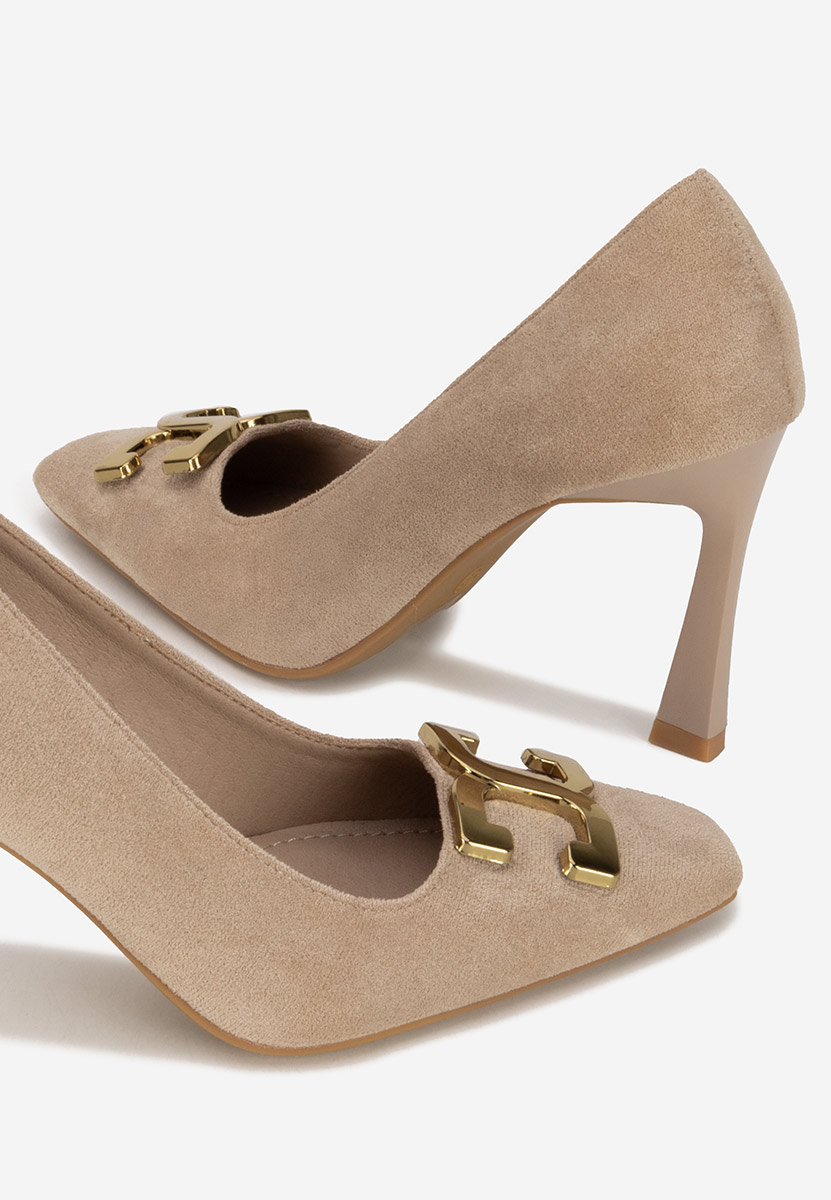 Décolleté tacco a spillo Cenia beige