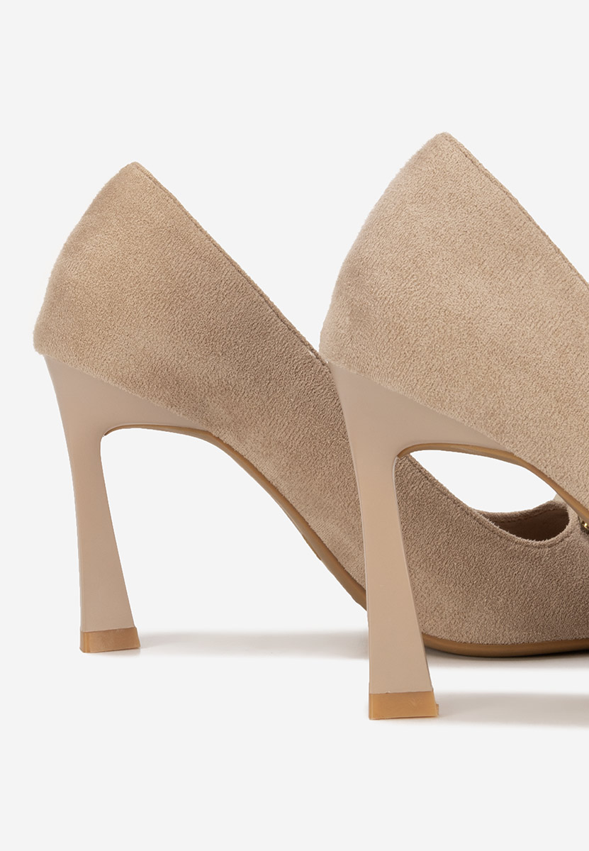 Décolleté tacco a spillo Cenia beige