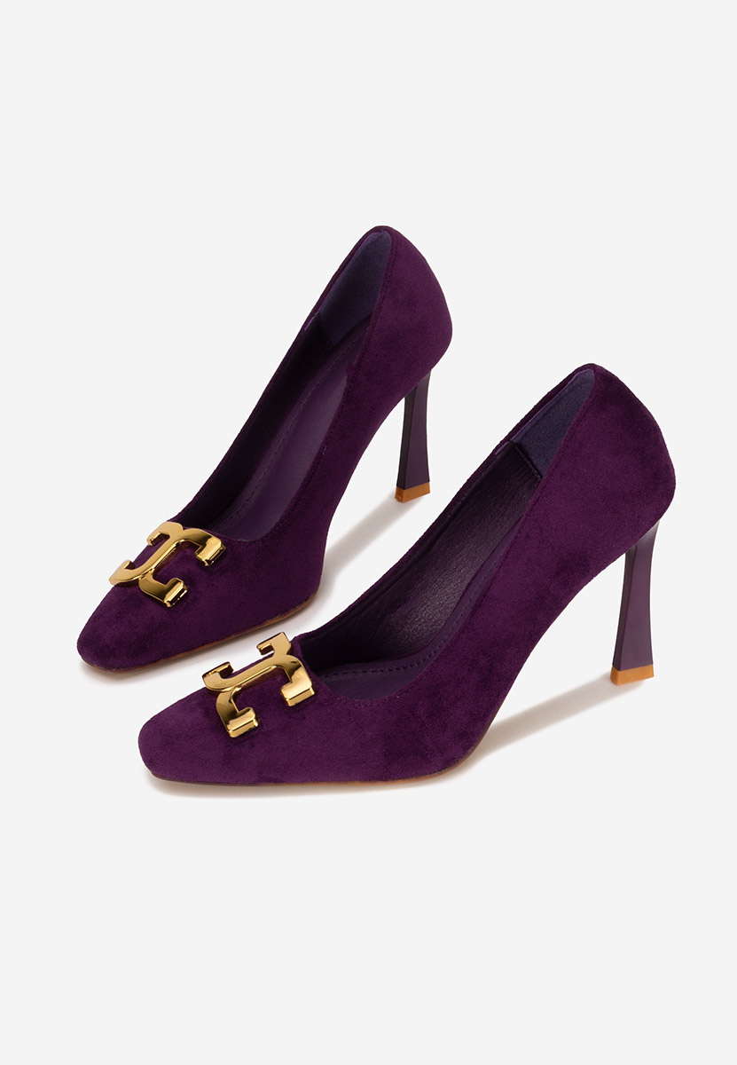 Décolleté tacco a spillo Cenia viola