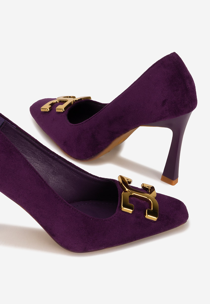 Décolleté tacco a spillo Cenia viola