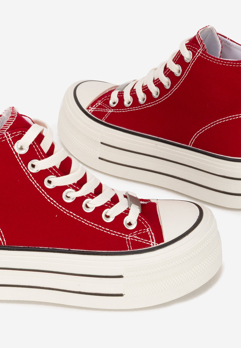 Scarpe da ginnastica con piattaforma Kimala V3 rosso