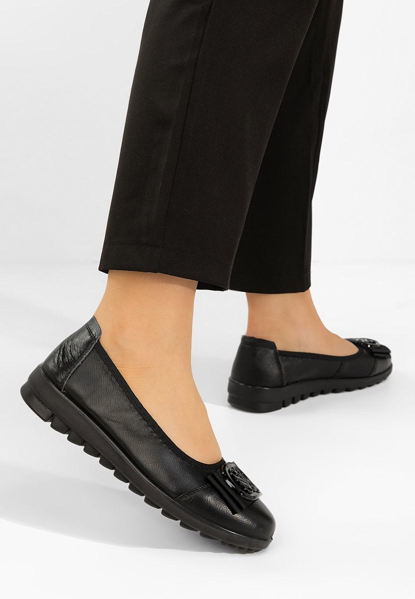 Ballerine pelle Demarisa nero