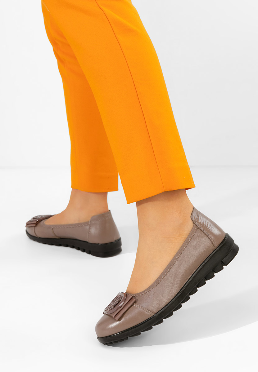 Ballerine pelle Demarisa V2 marrone