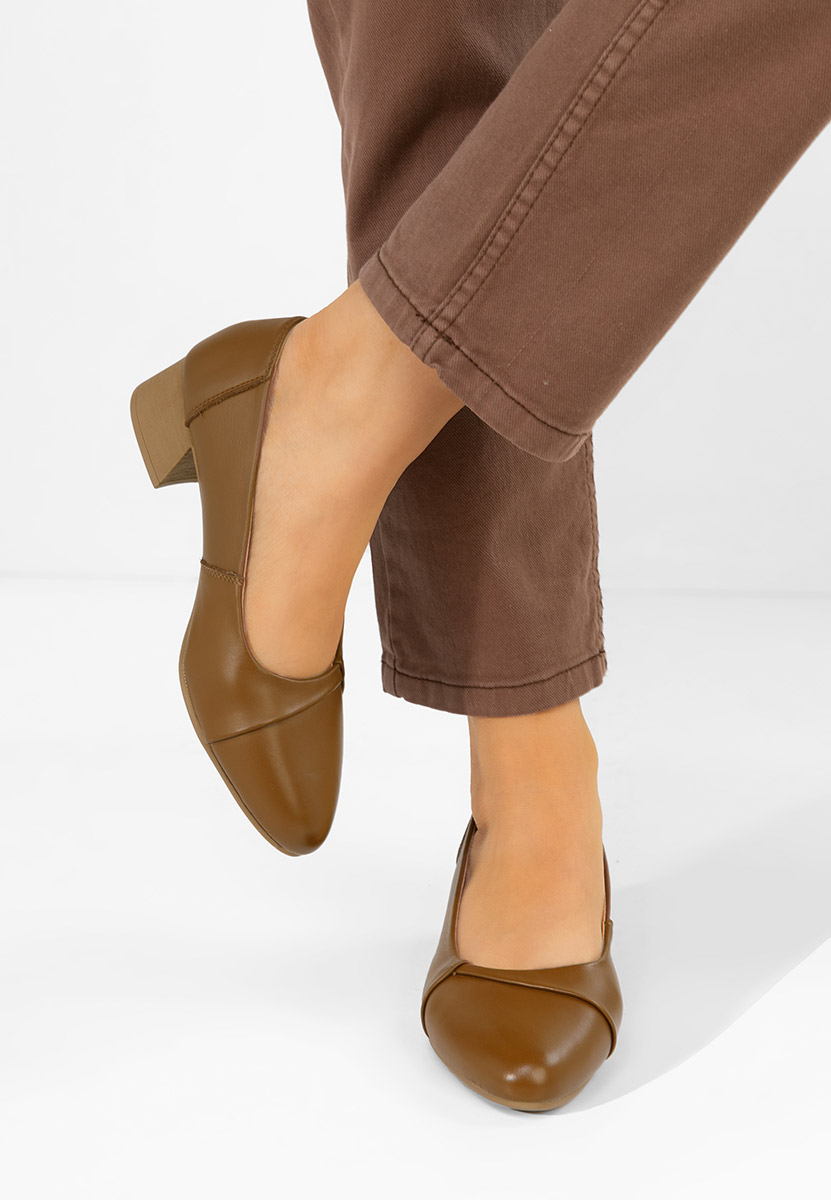 Scarpe pelle Giulieta camel