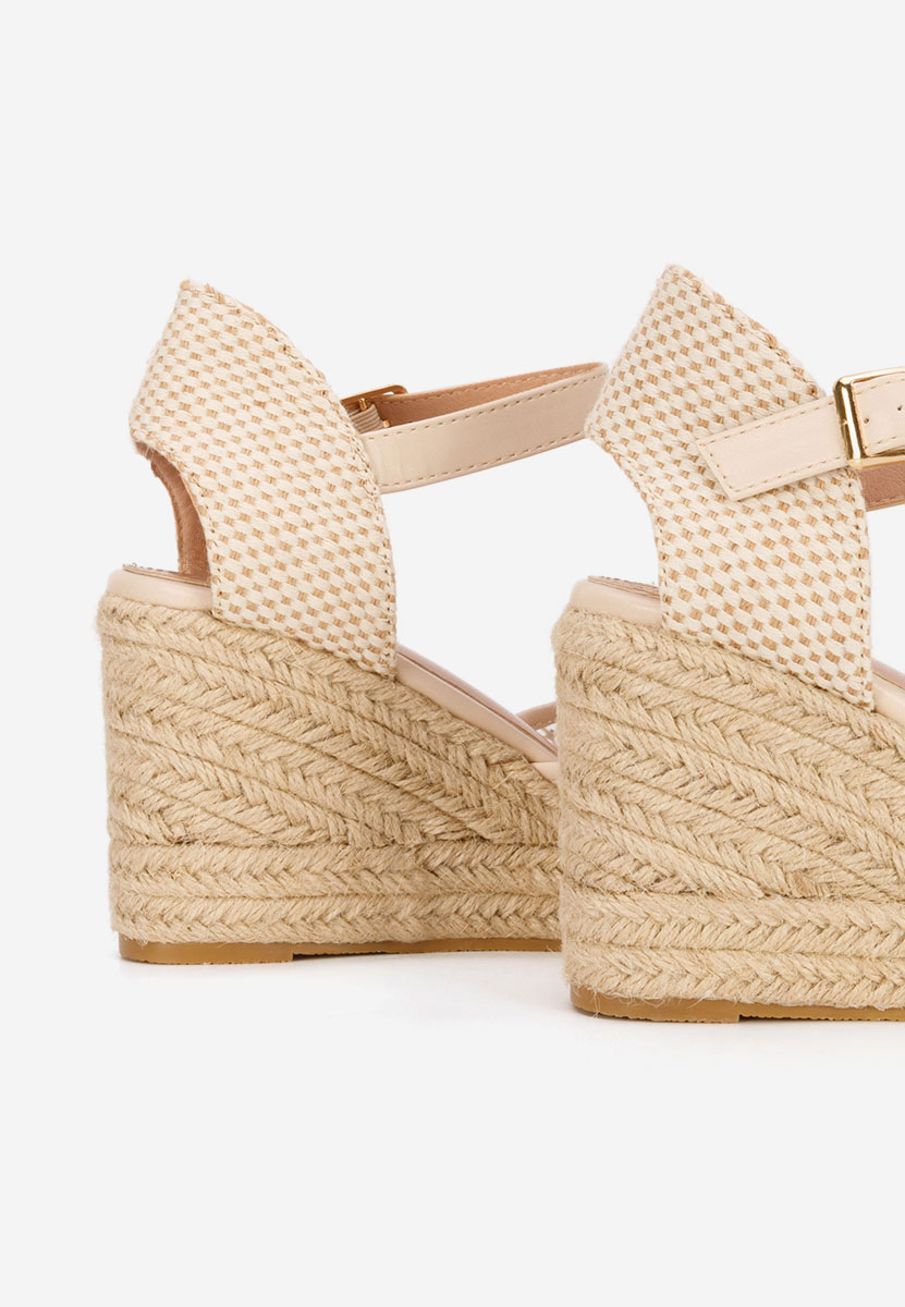 Espadrillas zeppa Racelia beige