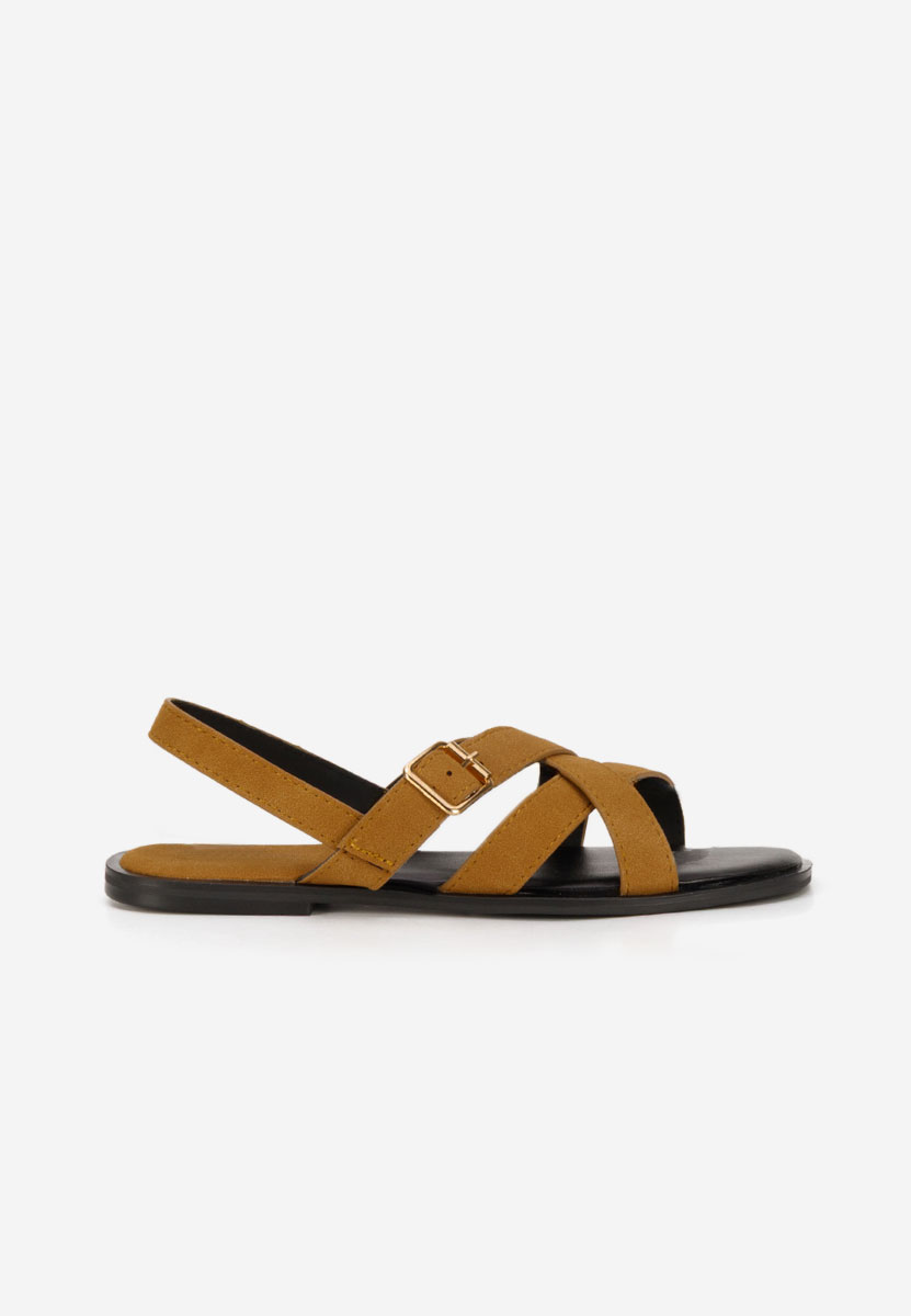 Sandali bassi Anissea camel