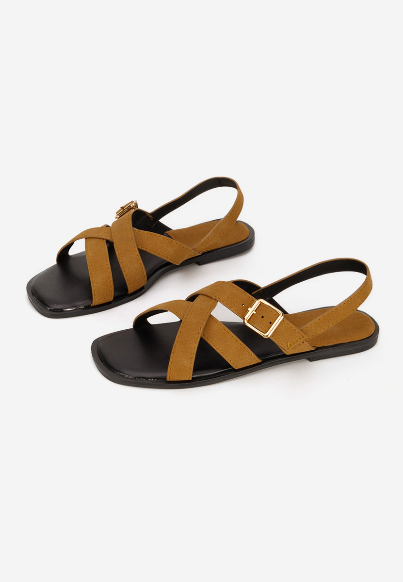 Sandali bassi Anissea camel