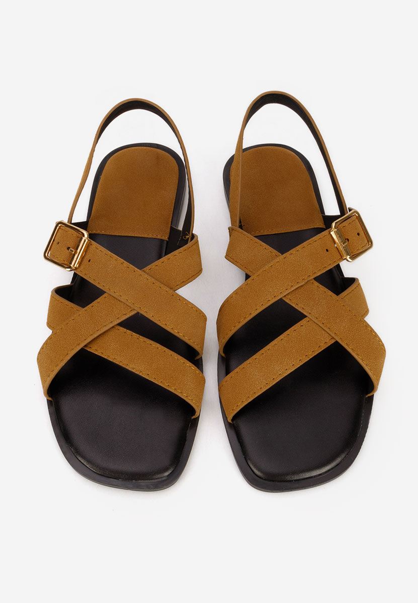 Sandali bassi Anissea camel