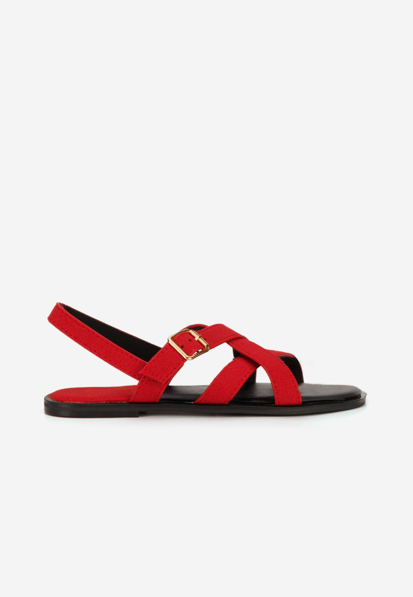 Sandali bassi Anissea rosso
