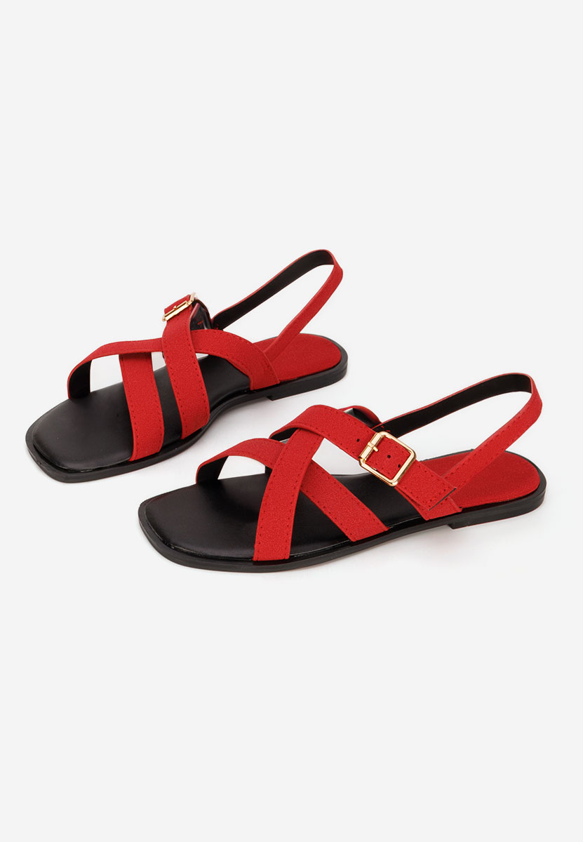 Sandali bassi Anissea rosso