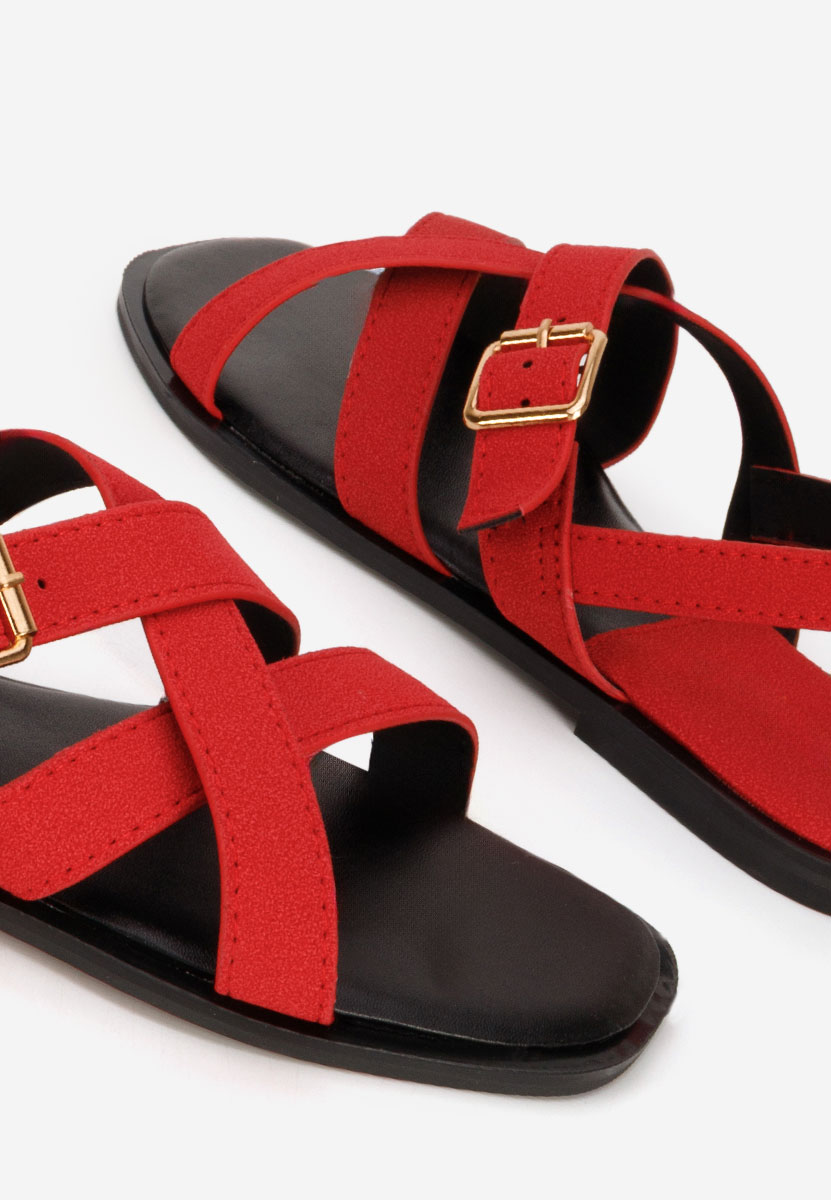 Sandali bassi Anissea rosso