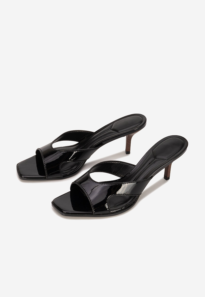 Ciabatte con tacco Zinadia nero