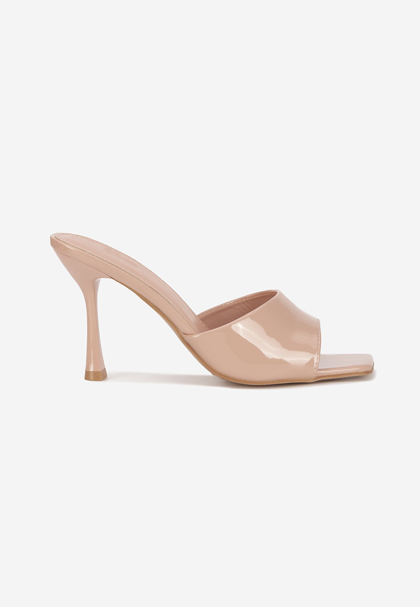 Ciabatte con tacco Eliseia beige