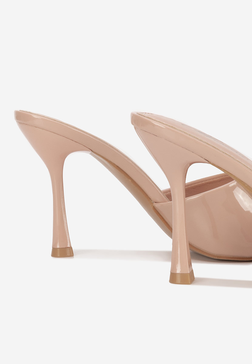 Ciabatte con tacco Eliseia beige