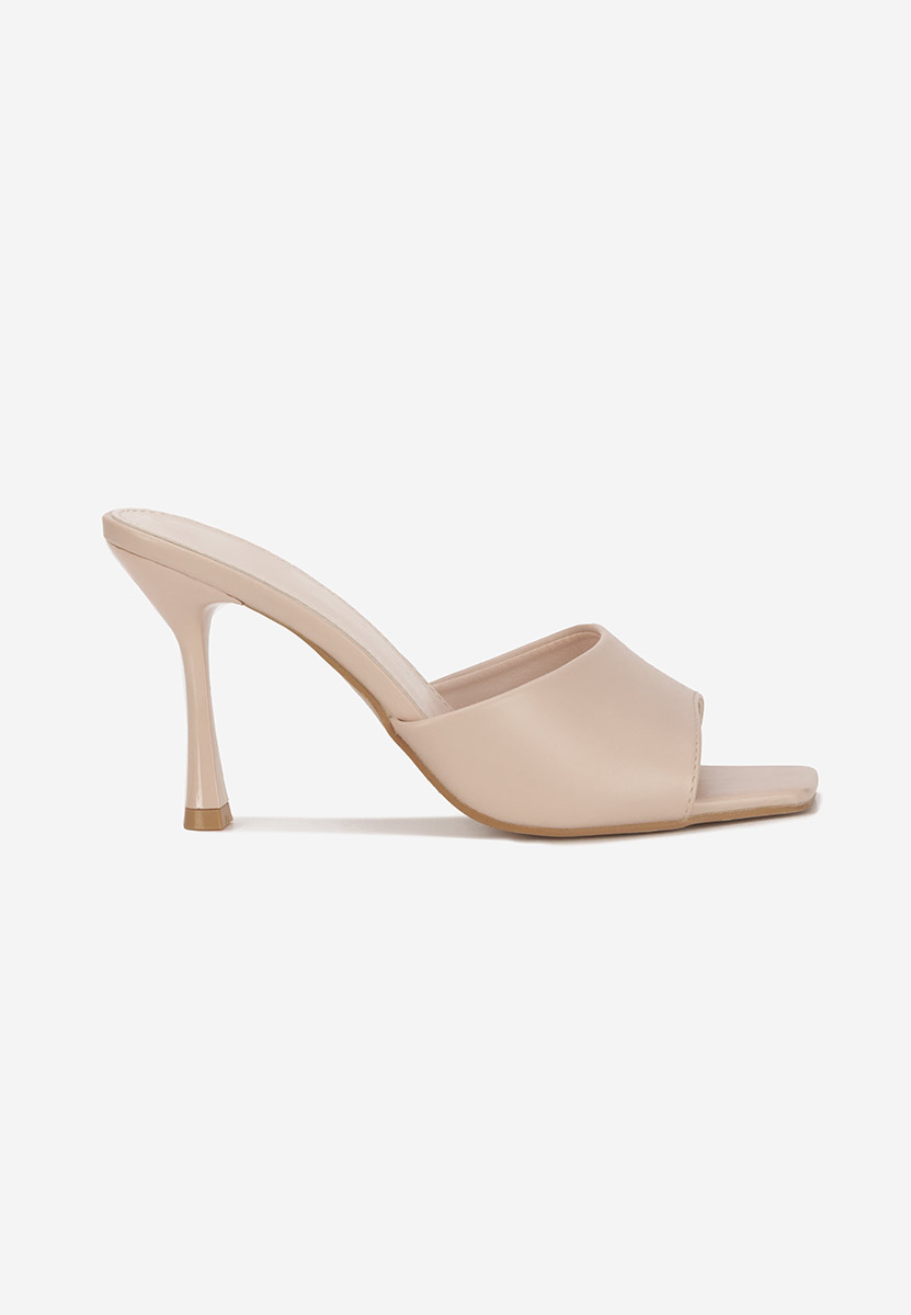 Ciabatte con tacco Eliseia V2 beige