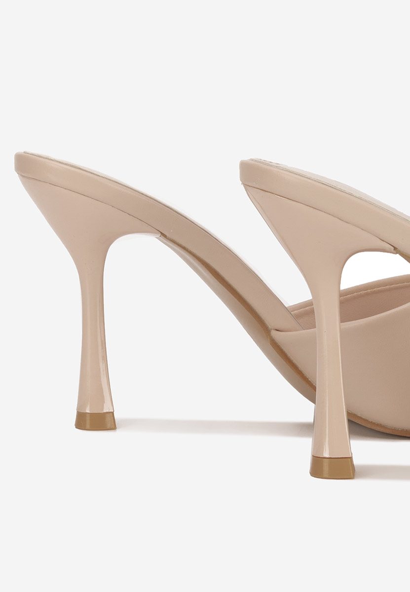 Ciabatte con tacco Eliseia V2 beige