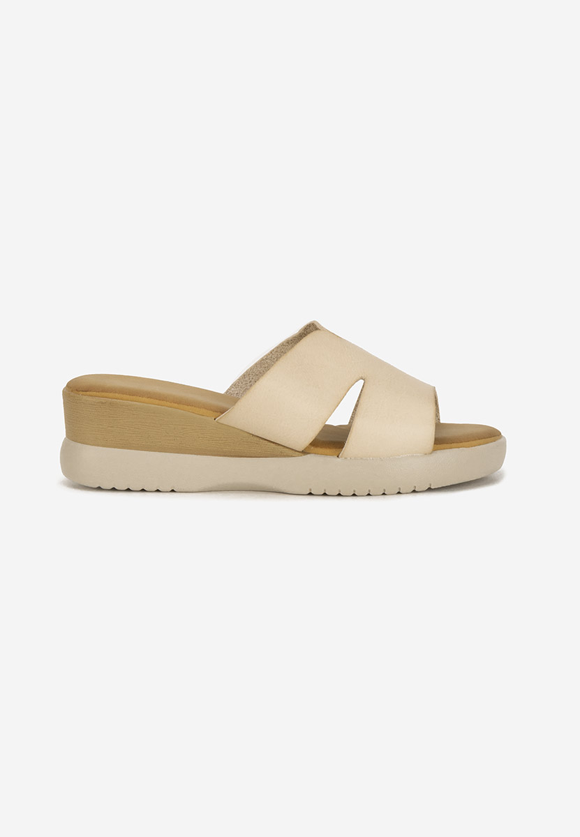 Ciabatte platform Miriay beige