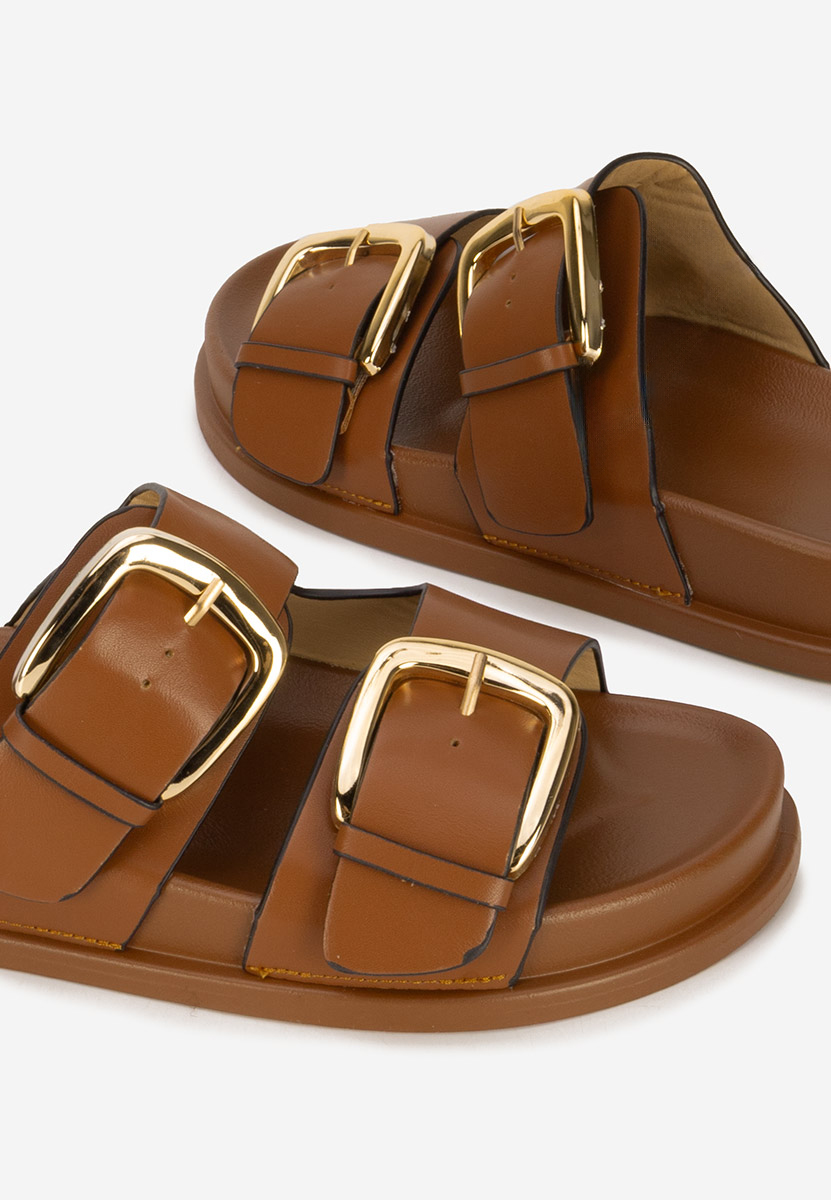 Ciabatte donna estive Teodia camel