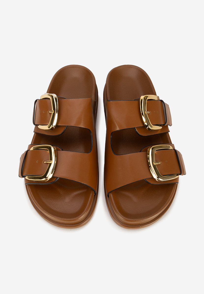 Ciabatte donna estive Teodia camel