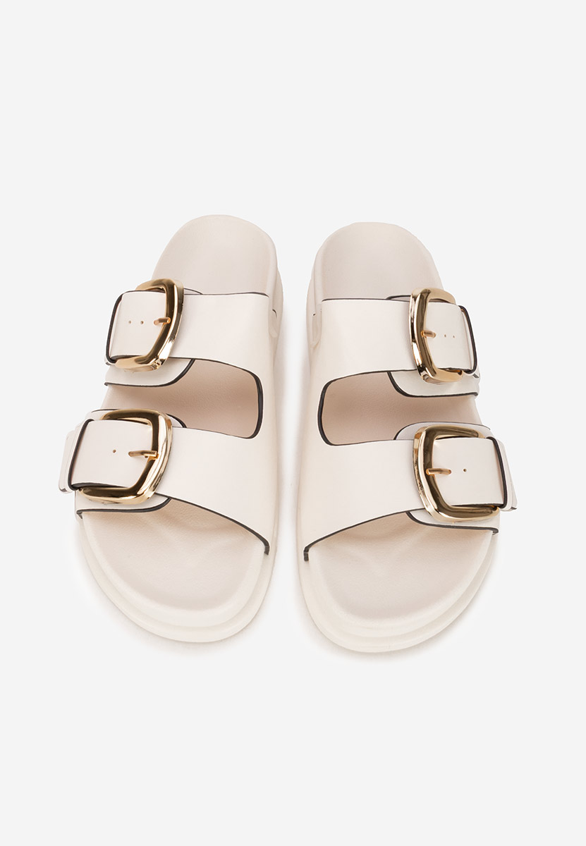 Ciabatte donna estive Teodia bianchi