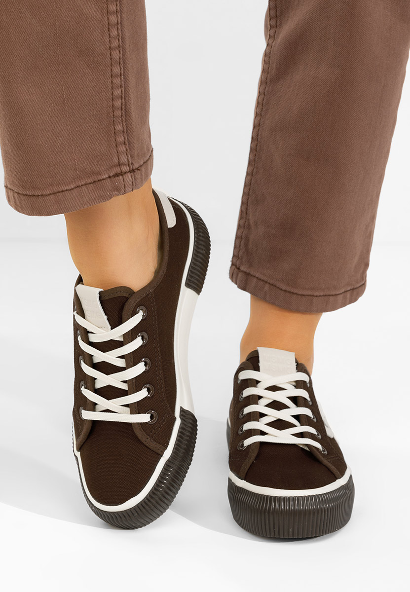 Sneakers donna Cleria marrone