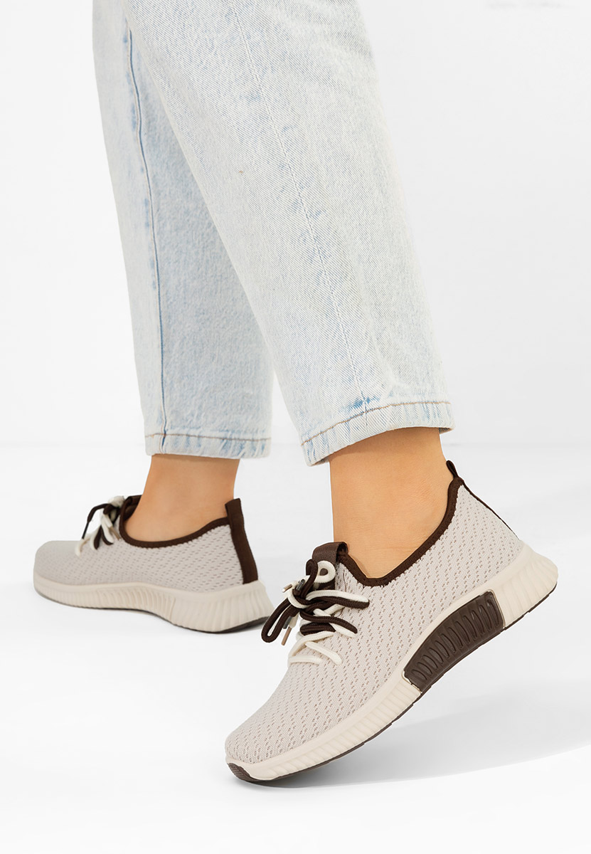 Sneakers donna Seronia beige