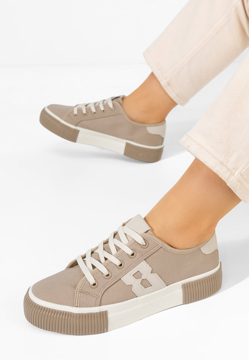Sneakers donna Cleria beige