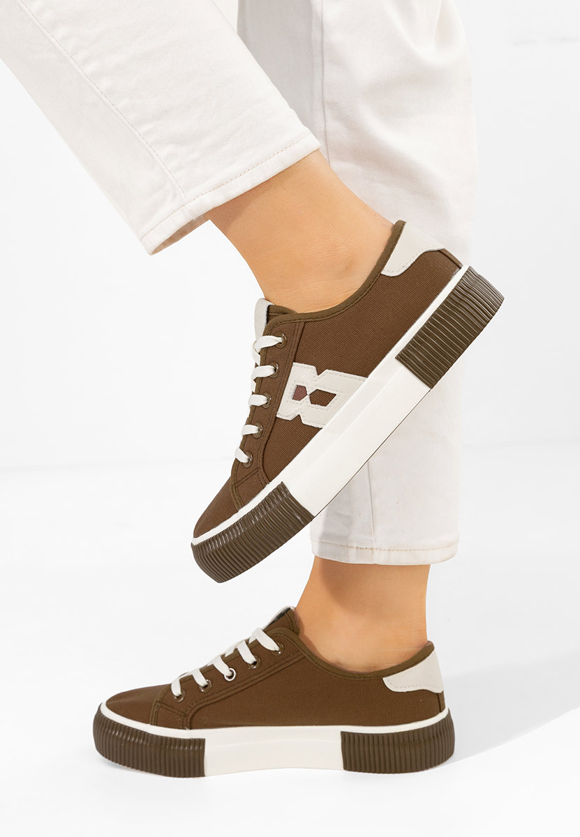 Sneakers donna Cleria V3 marrone