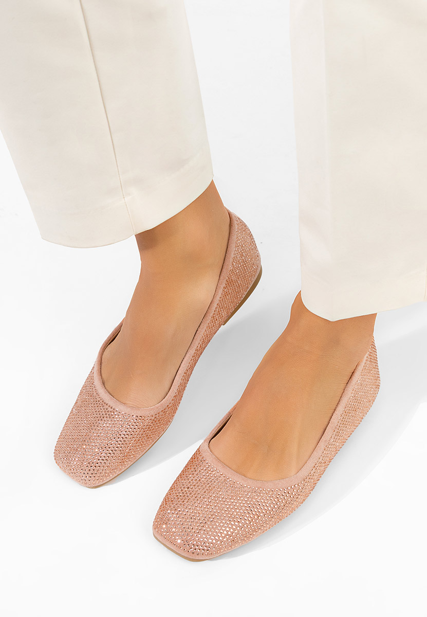 Ballerine eleganti Jeffery rosa