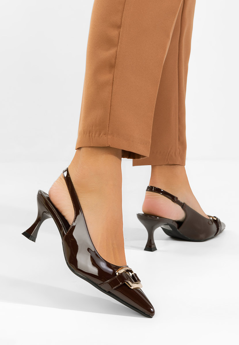 Décolleté Slingback Giulietta marrone