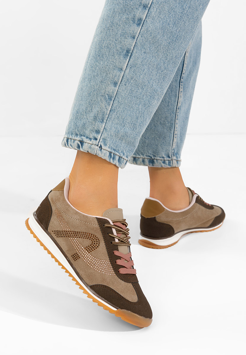 Sneakers donna Sirimia marrone