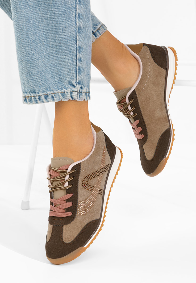 Sneakers donna Sirimia marrone