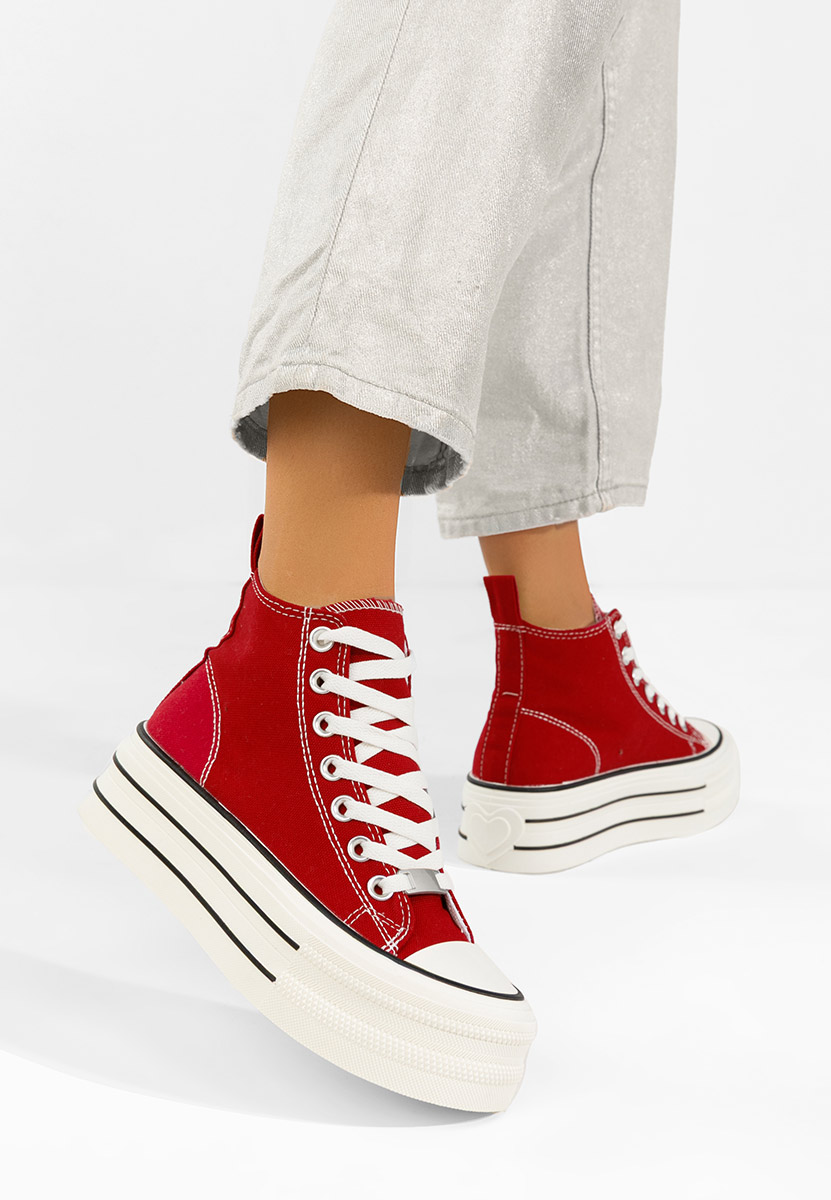 Scarpe da ginnastica con piattaforma Kimala V3 rosso