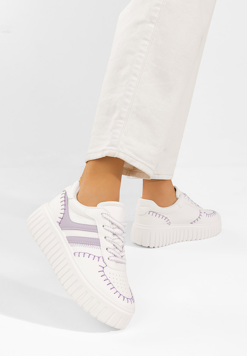Sneakers con zeppa Brandie V3 bianchi