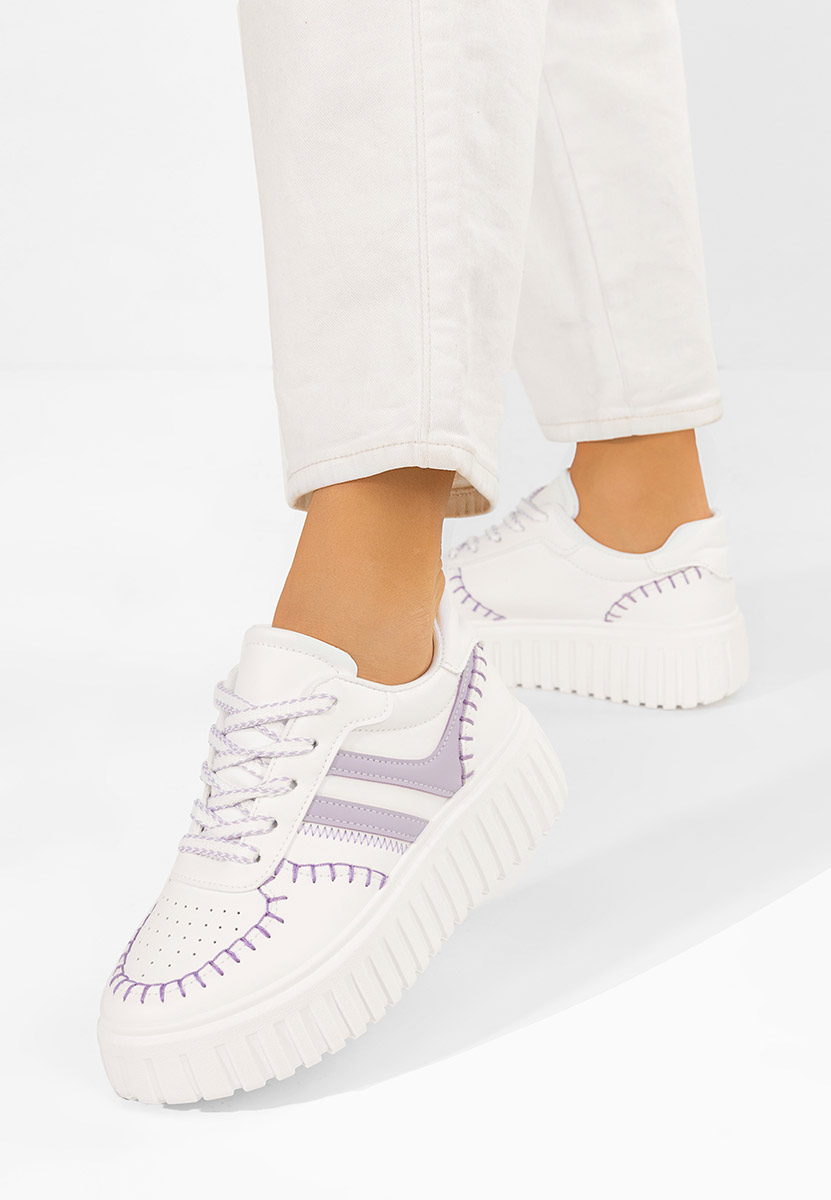 Sneakers con zeppa Brandie V3 bianchi