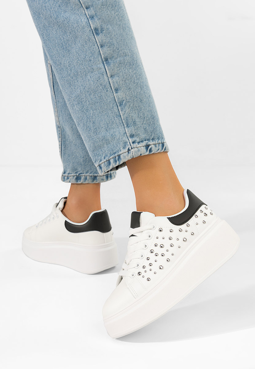 Sneakers con plateau Lindalia bianchi