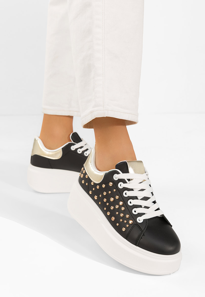 Sneakers con plateau Lindalia nero
