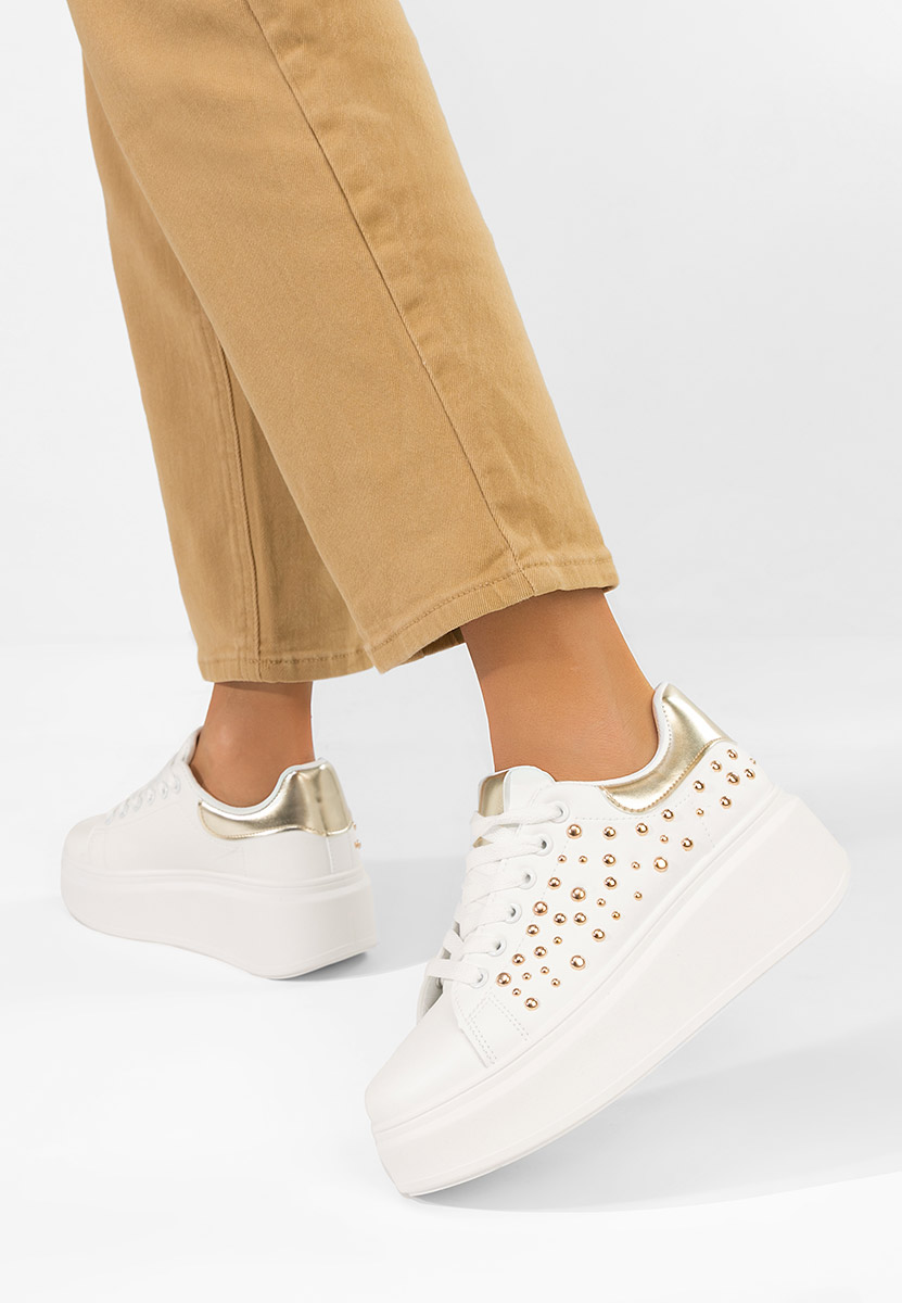 Sneakers con plateau Lindalia V3 bianchi