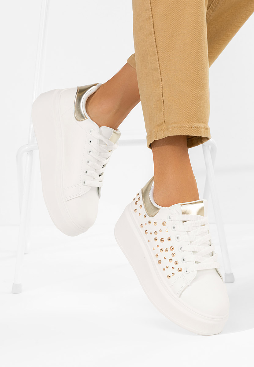 Sneakers con plateau Lindalia V3 bianchi