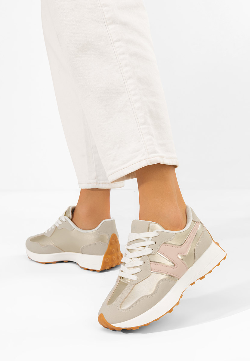 Sneakers donna Aminay beige