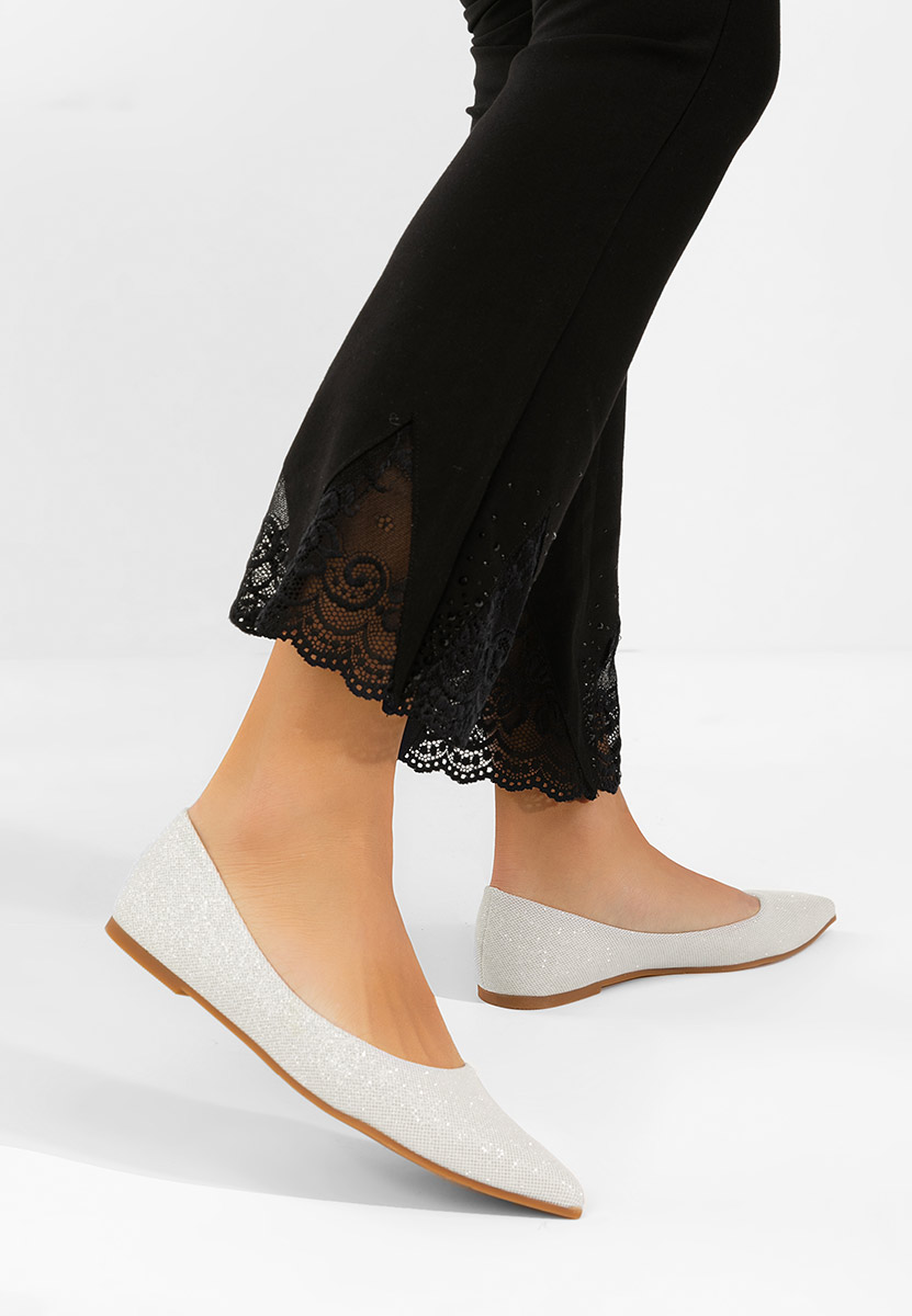 Ballerine eleganti Ocsana argento