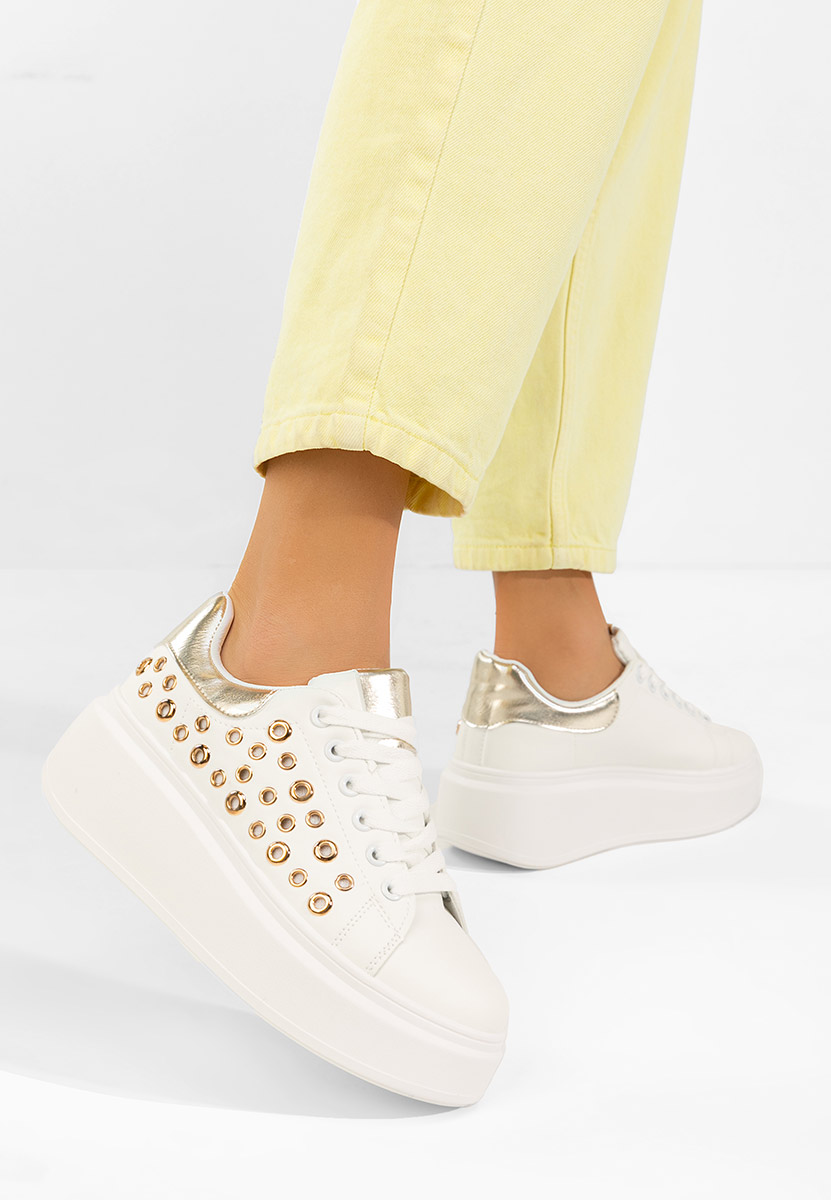 Sneakers con plateau Anaya V2 bianchi