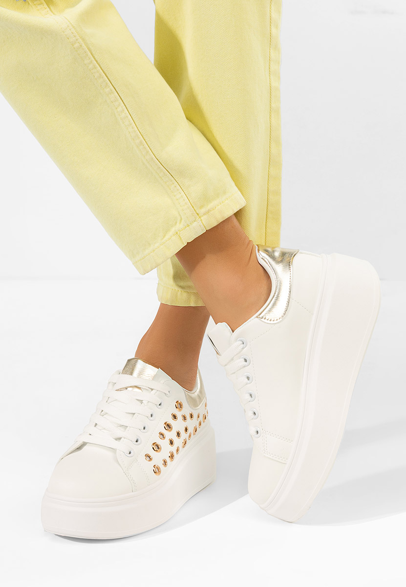 Sneakers con plateau Anaya V2 bianchi
